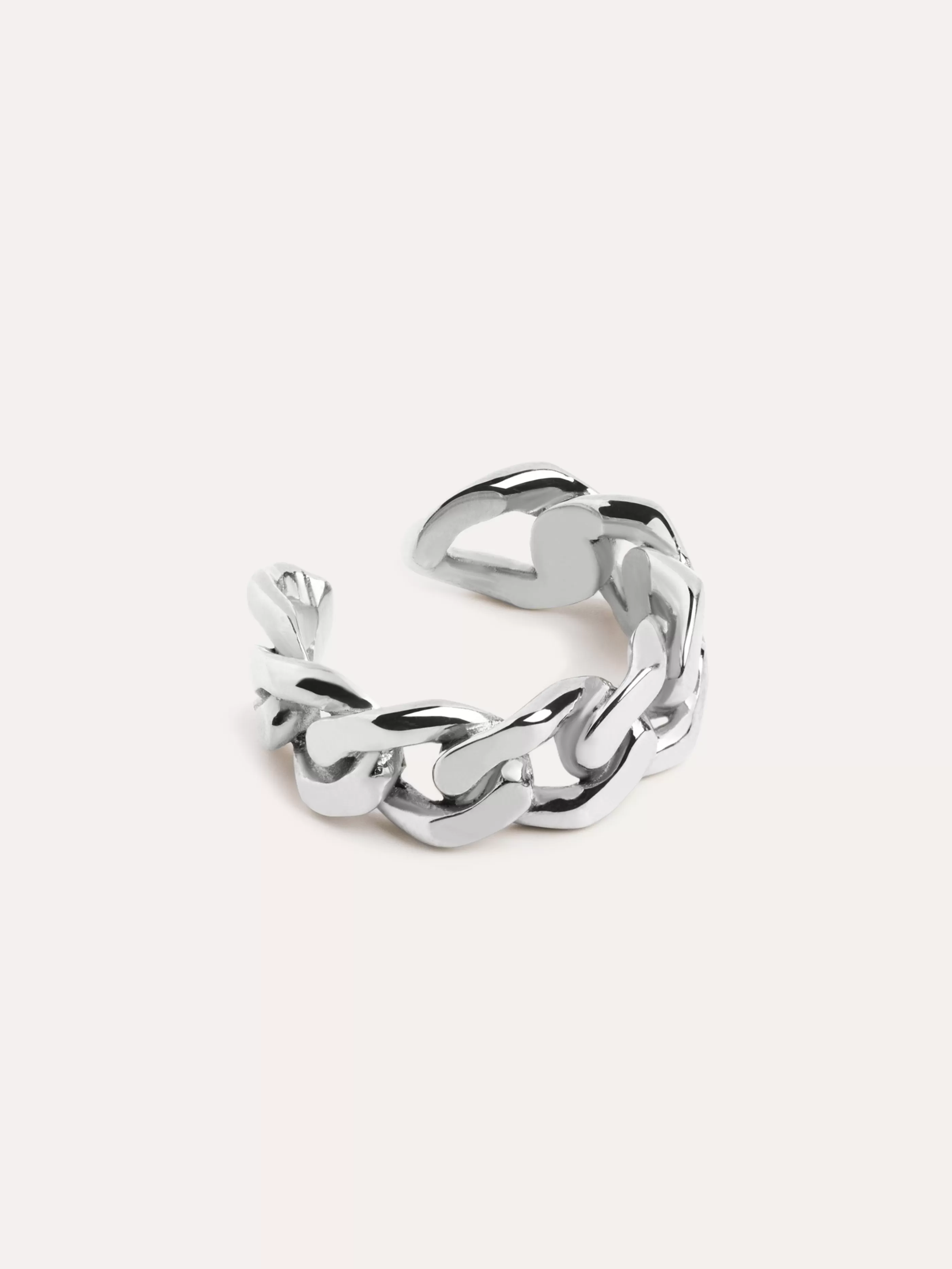 SINGULARU Anillo Chunky Eslabon- Anillos Ajustables