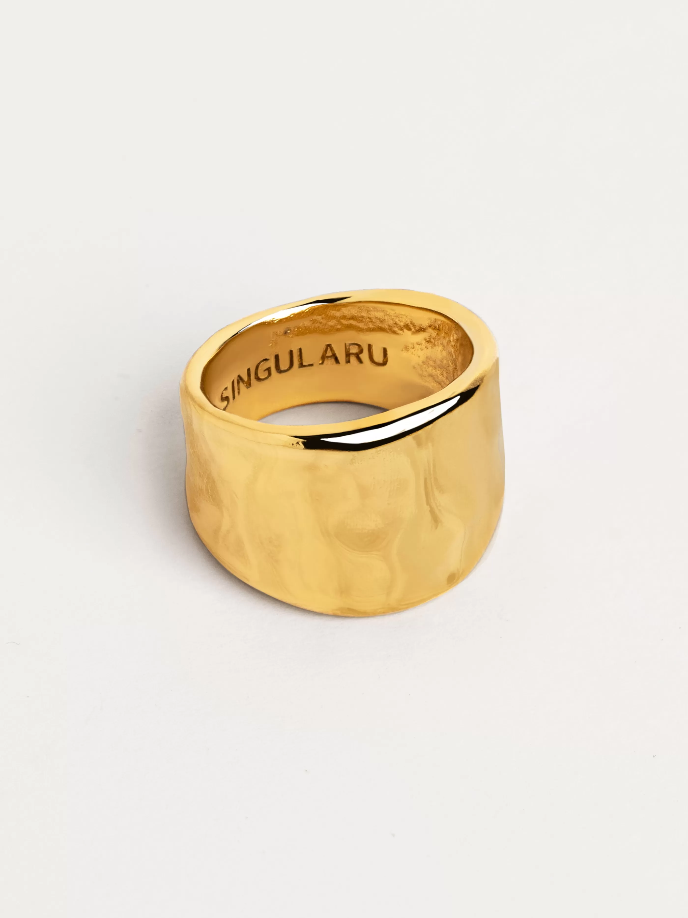 SINGULARU Anillo My Ocean Bano Oro- Anillos Con Talla