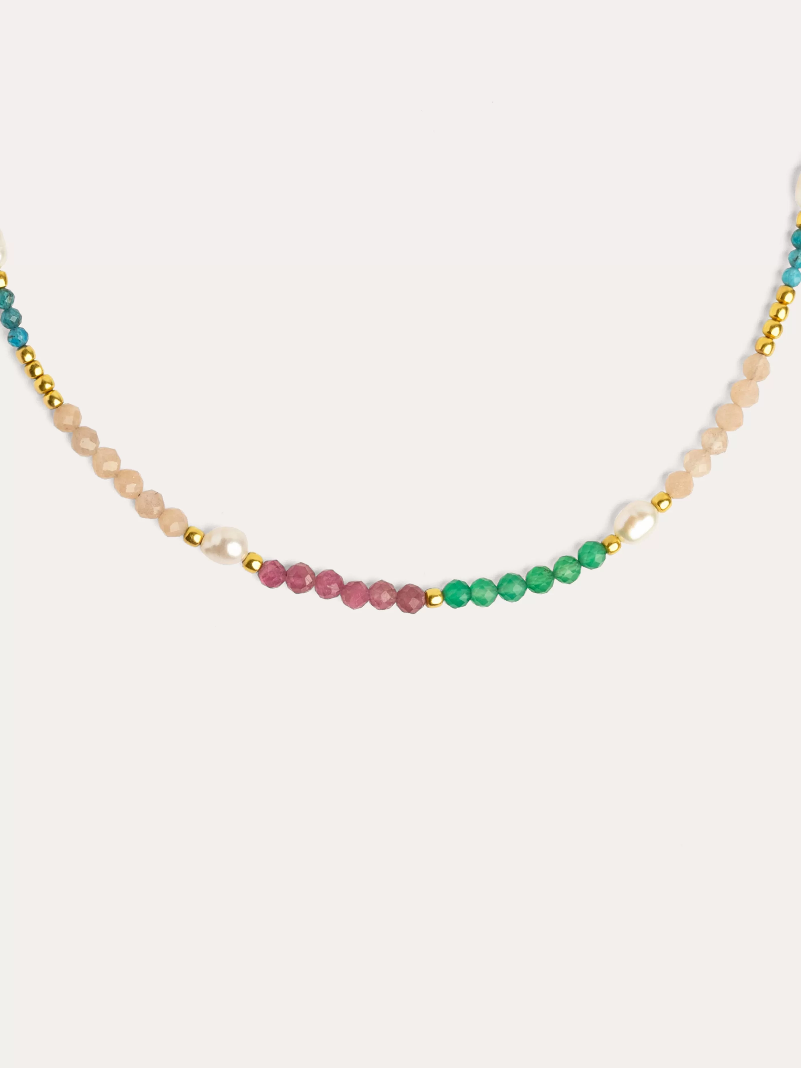 SINGULARU Collar Altea Amulet Colors Bano Oro- Collares De Colores