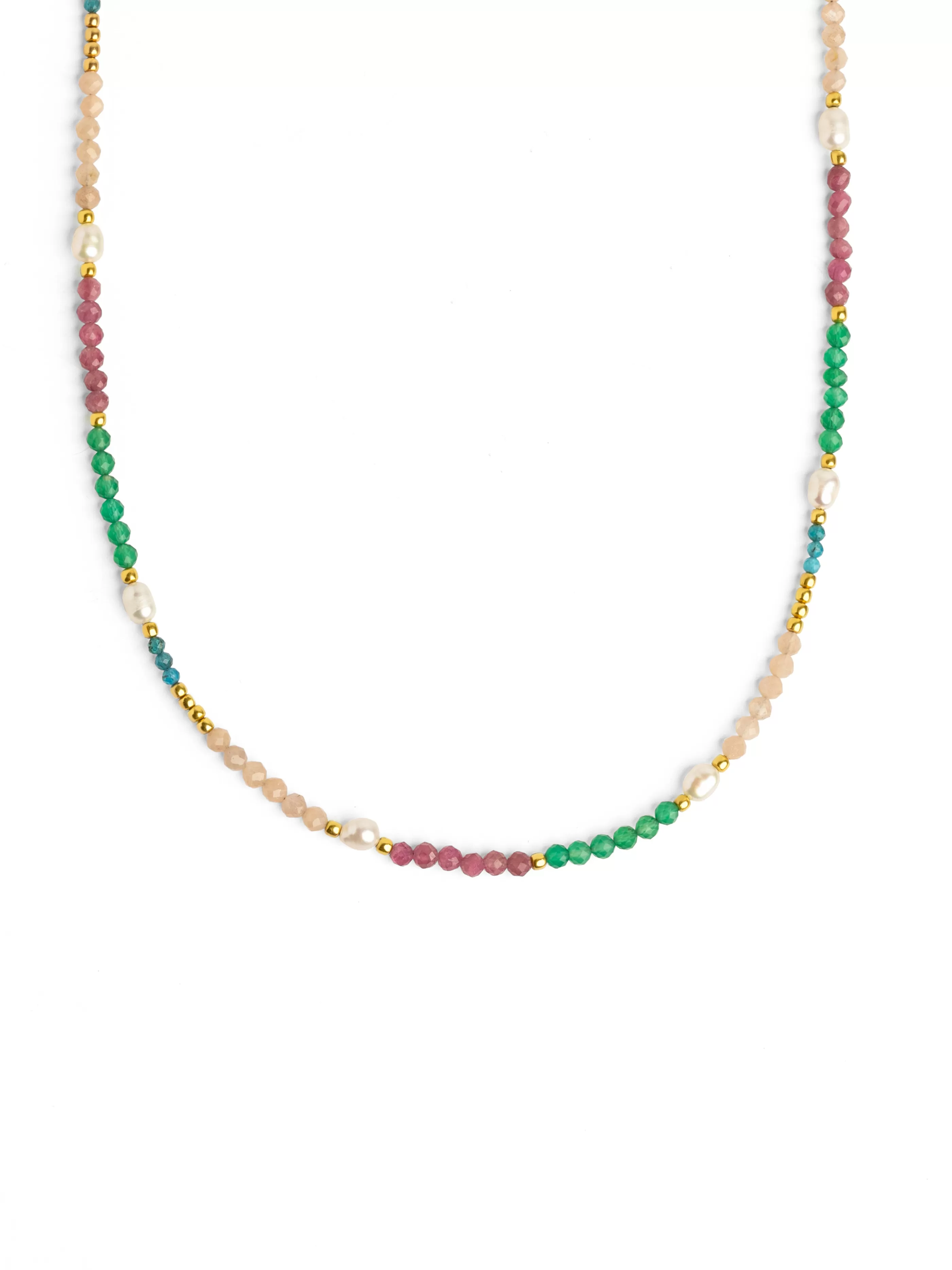 SINGULARU Collar Altea Amulet Colors Bano Oro- Collares De Colores