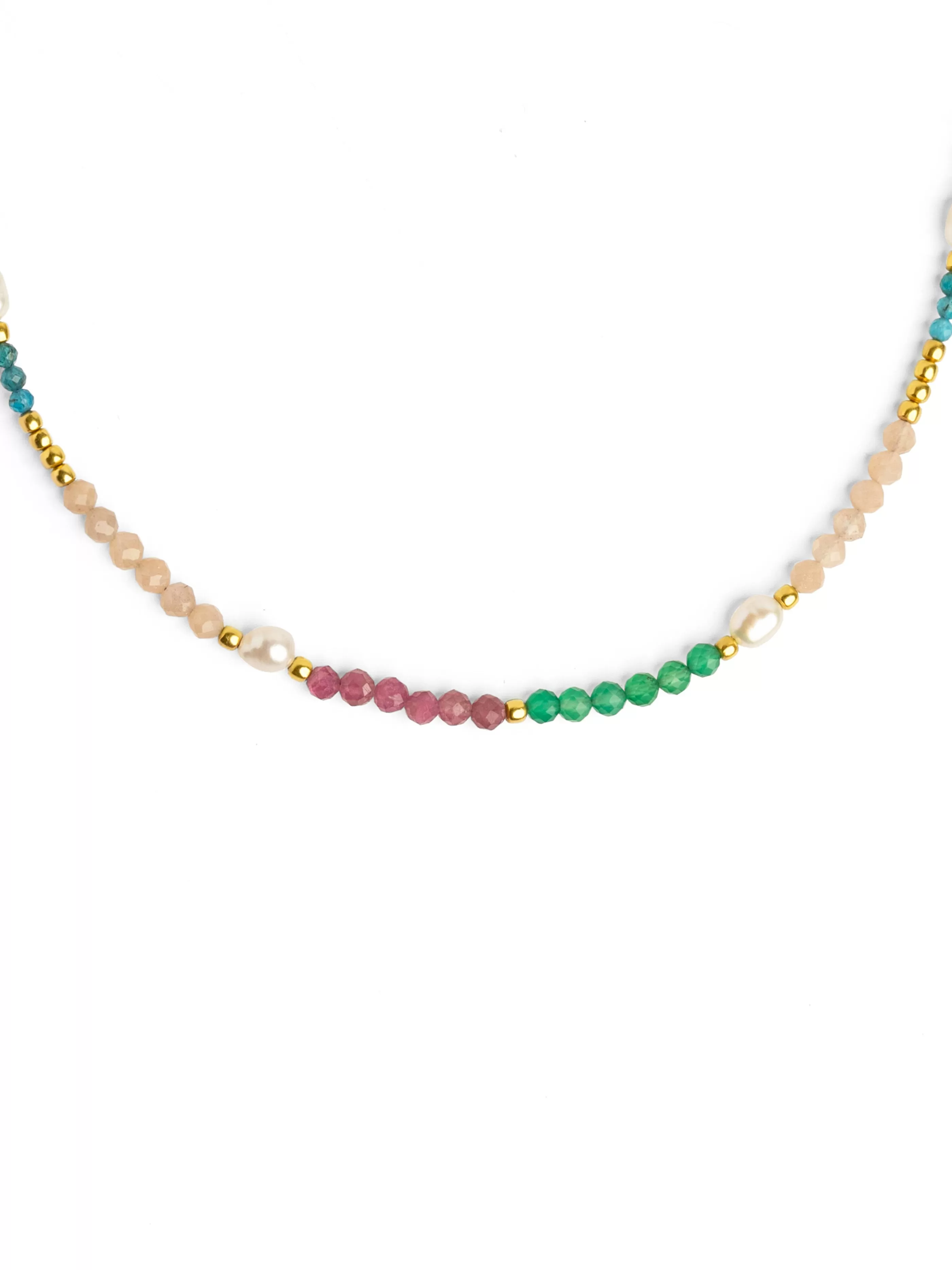 SINGULARU Collar Altea Amulet Colors Bano Oro- Collares De Colores