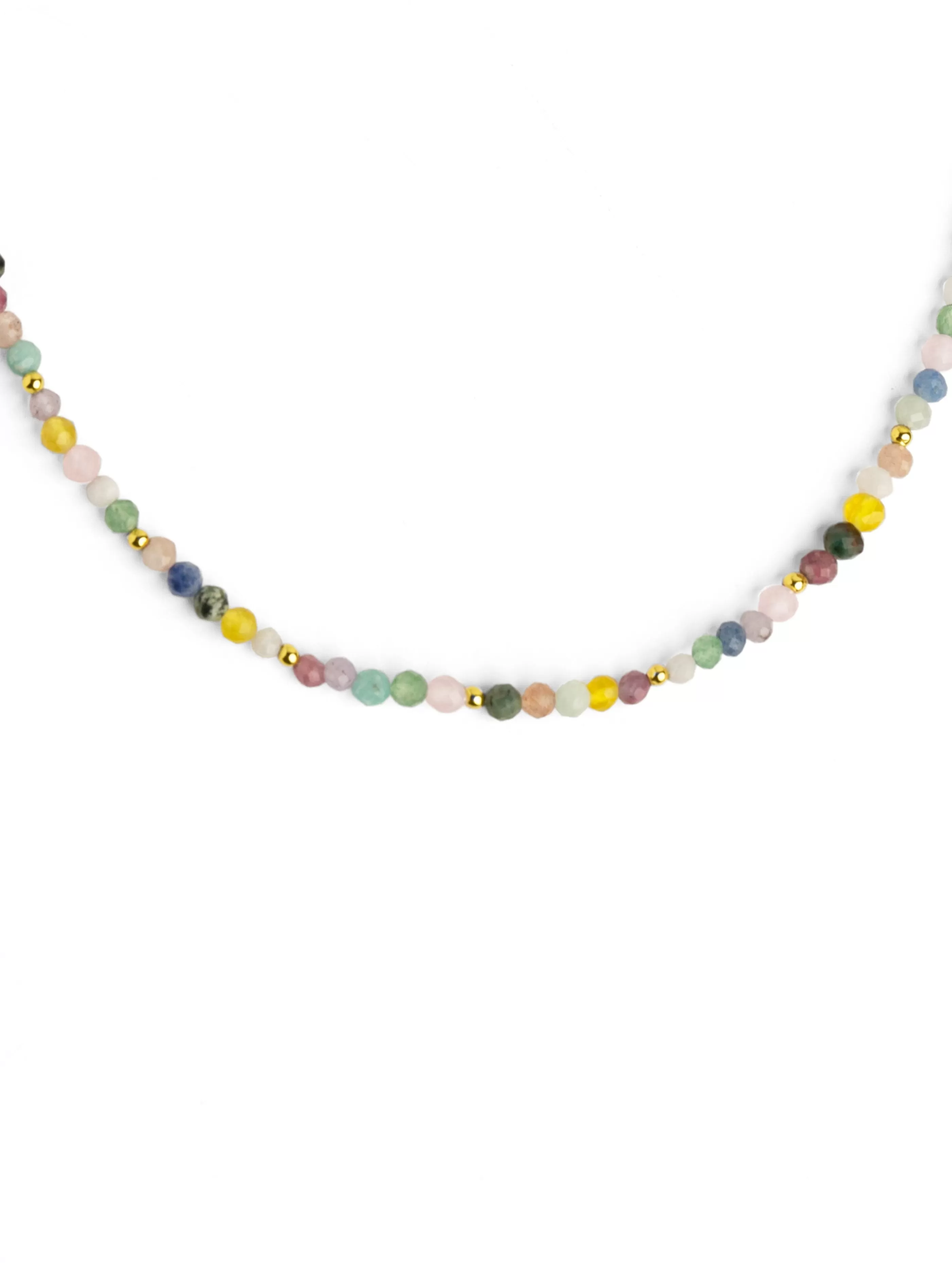 SINGULARU Collar Altea Dots Colors Bano Oro- Collares De Colores