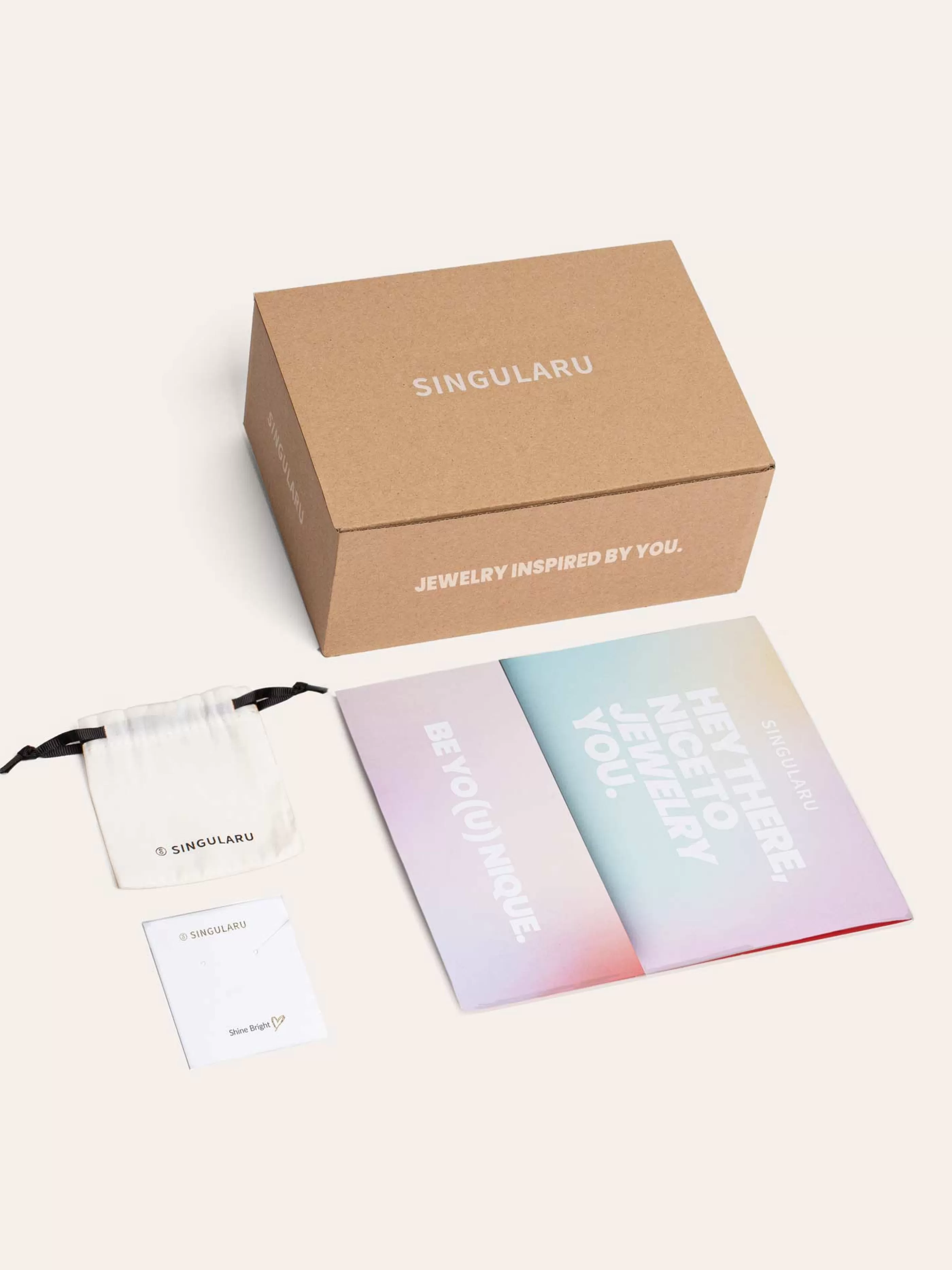 SINGULARU Pack 2 Collares Spark + Mini Moonset Plata Bano Oro- Packs Collares