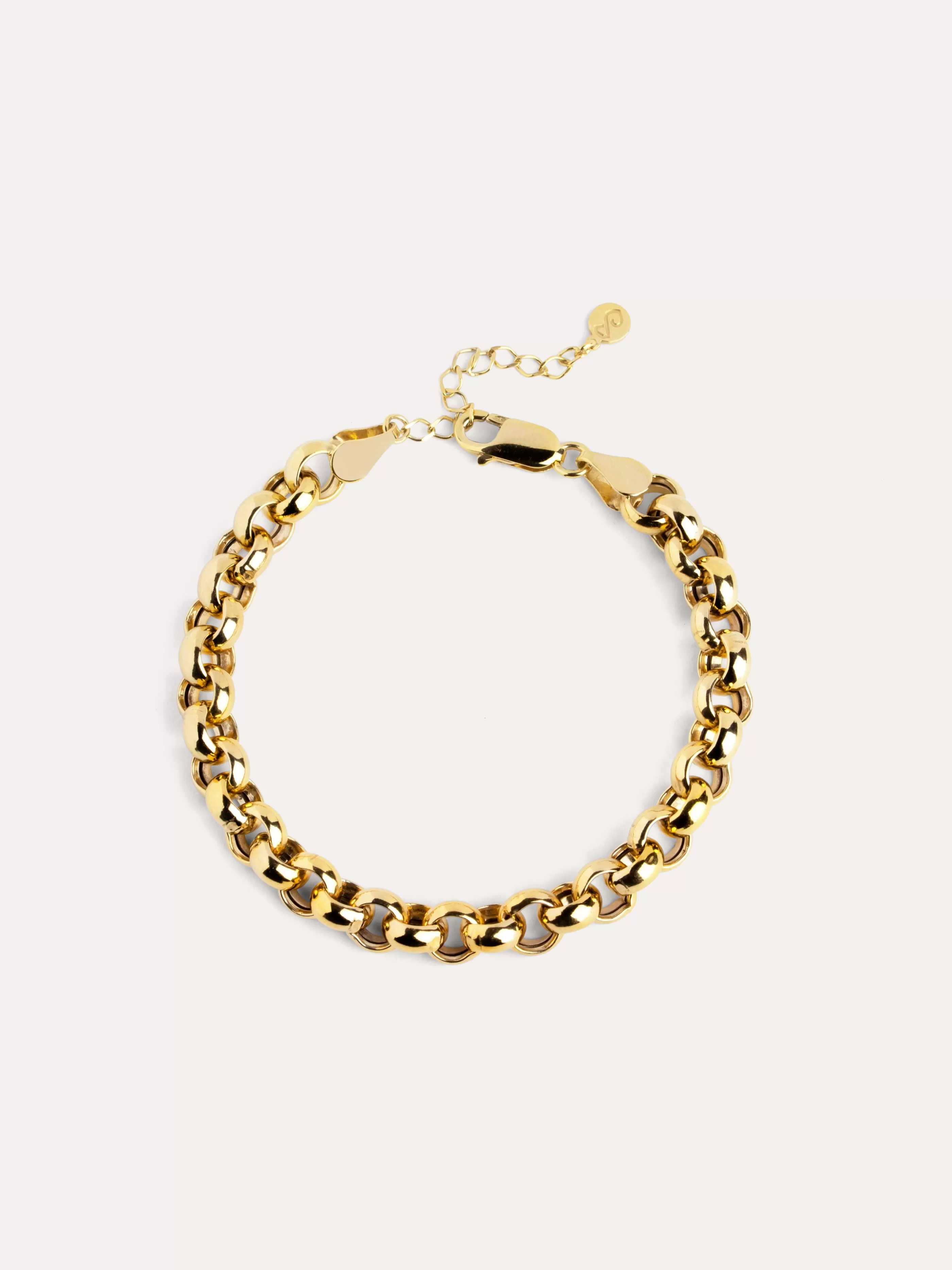 SINGULARU Pulsera Maillon Ever Plata Bano Oro- Pulseras Maillon